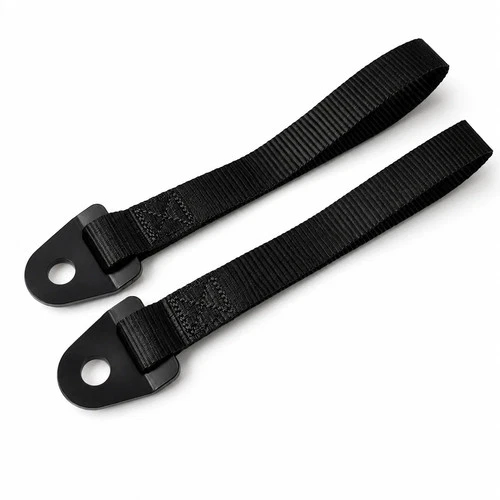 2x Door Handle Pull Straps 22cm Heavy Duty Webbing For Race Rally Road Cars