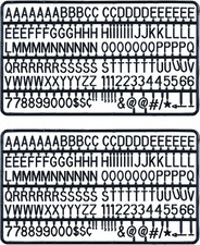 Letters for Felt Letter Boards, 300 Pieces Including Characters, Numbers  Symbo