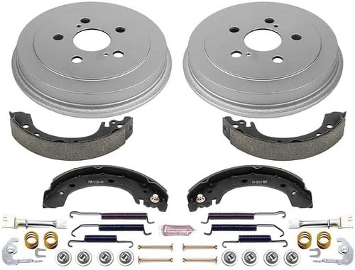 Drum Brake Shoe and Drum Kit Power Stop KOE15385DK fits 03-08 Toyota Corolla