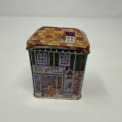 Vintage Christmas Tins Tin Box Co and Emmett s Toy Shop Hershey Small