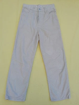 Cheville droite femme Levi's Ribcage 26 blanc cygne beige velours côtelé tail... - Photo 1/4