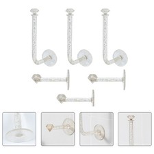 6pcs Wall-mounted Hair Rope Racks Hair Rings Storage Hooks Headband Holder