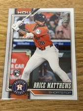 2026 Topps Series 1 Brice Matthews RC #132 - Houston Astros