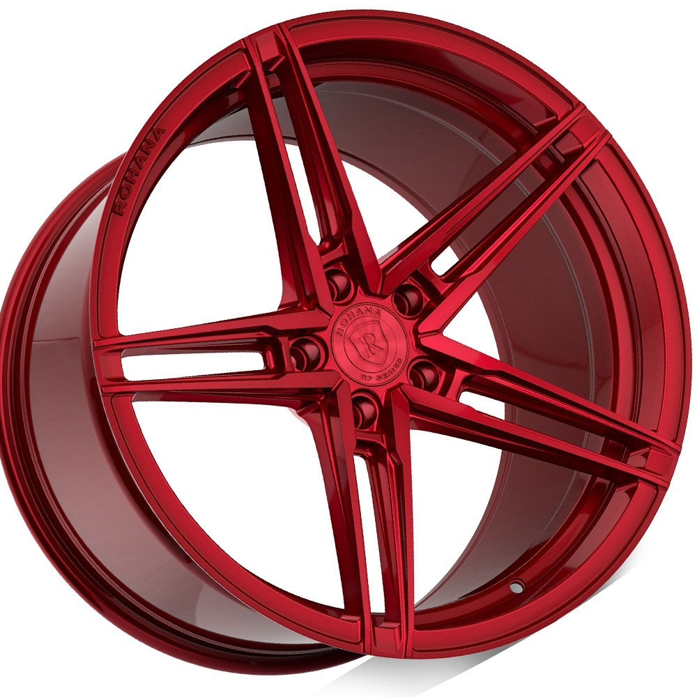 20" Rohana RFX15 Red 20x9 20x11 Concave Wheels Rims Fits Lamborghini Huracan