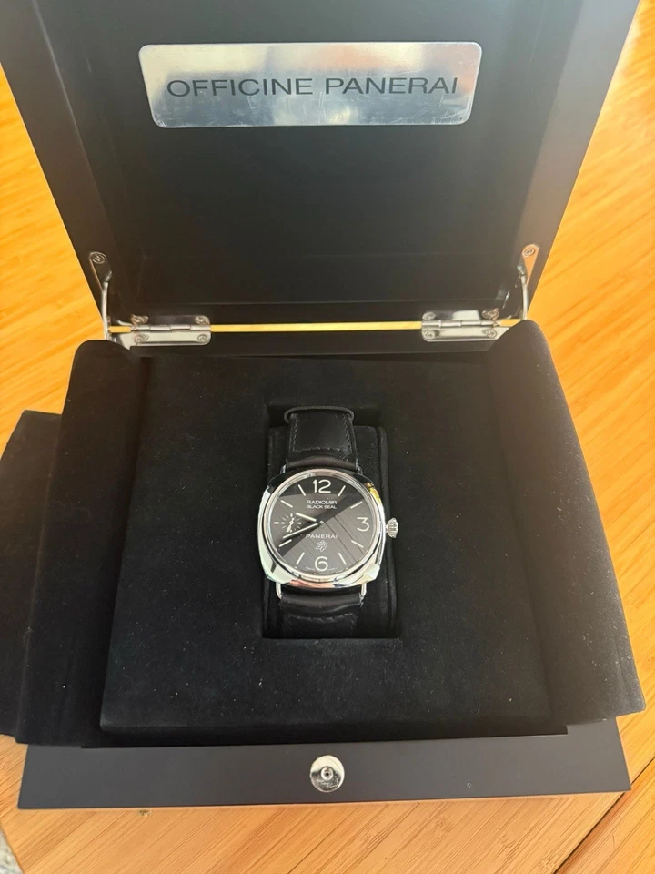 Panerai Radiomir Black Seal 45mm Handaufzug PAM00380 Original Papiere + Box - Bild 3 von 4