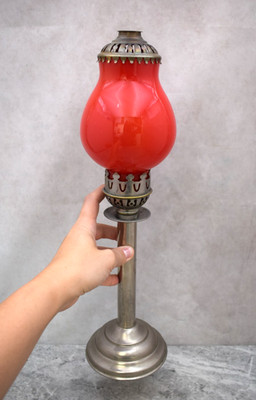 Older Used Single Acolyte Torch, Lantern, Needs Bulb (CU451) chalice co.
