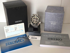 Seiko 5 Sports Black SRPD73K1 Automatic Watch 4R36 - Box, Papers & Two Straps