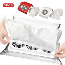 3Pcs Non-woven Nail Dust Suction Collector Bags Vacuum Cleaner Replacement Bdn