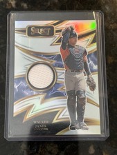 Walker Janek PATCH 2025 Select Sparks SILVER PRIZM Astros Prospect