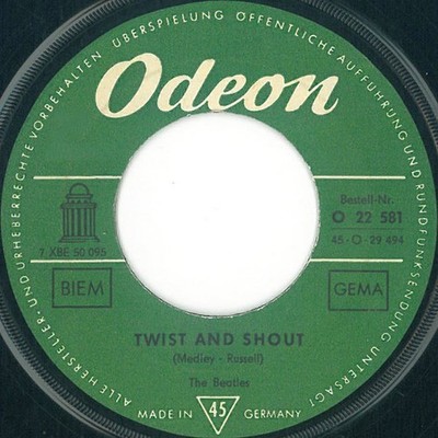 The Beatles - Twist And Shout - 7'' Single Mono