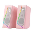 GS520 RGB Desktop Speakers, 2.0 Channel PC Computer Stereo Speaker with 6 Col...