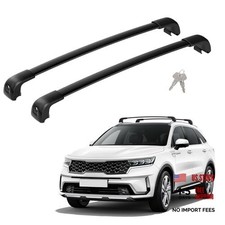 300Lbs Lockable Roof Rack Cross Bars Compatible with For 2021-2026 Kia Sorento