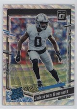 2023 Panini Donruss Optic Rated Rookie Wave Prizm 86/300 Jakorian Bennett 16wc