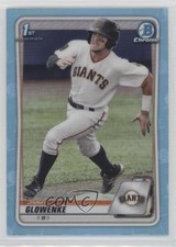 2020 Bowman Draft Chrome Sky Blue Refractor Jimmy Glowenke #BD-35 s3g