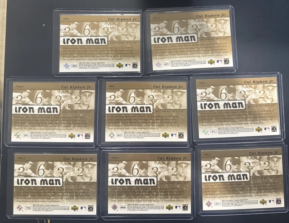SPx Cal Ripken Jr 2007 lote de 8/699 Foto 2 de 2