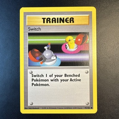 Pokémon TCG Switch Base Set Unlimited Common Card 95/102
