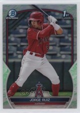 2023 Bowman Chrome Prospects Lunar Glow Refractor Jorge Ruiz #BCP-123 07rd