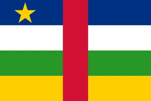 Central African Republic Flag Self Adhesive Vinyl Sticker