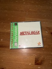 Metal Gear Solid (Greatest Hits) Sony PS1 - 1998 - CIB TESTED Works