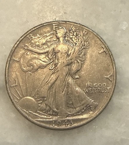 1943 XF Walking Liberty Half Dollar