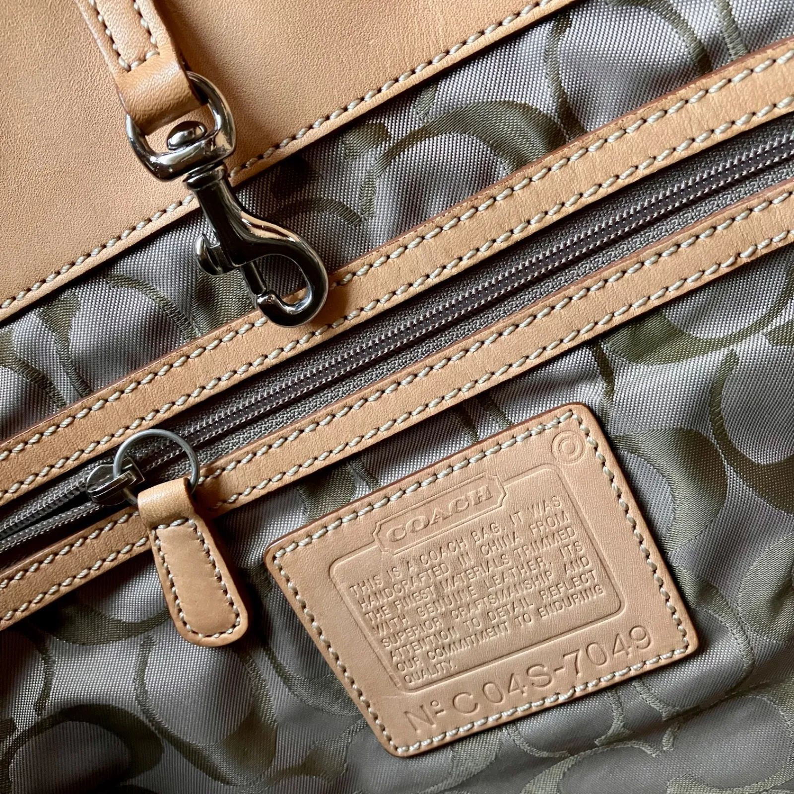 COACH Patchwork One Shoulder Bag Multicolor Rare … - image 16