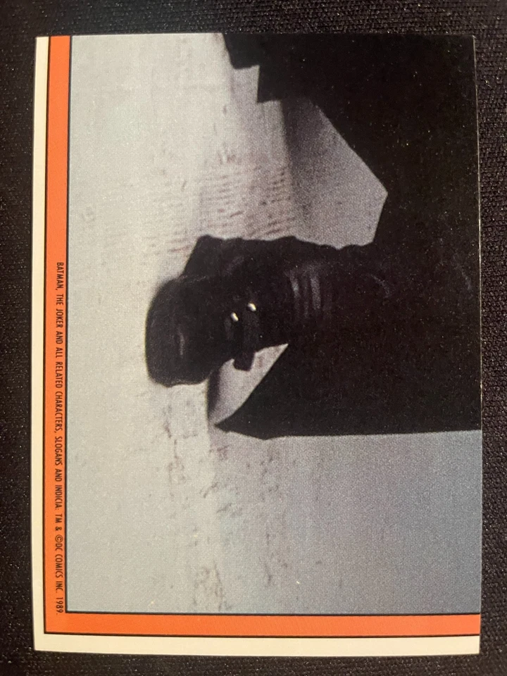 JOKER 1989 DC Comics Topps Batman The Movie Sticker #25 - Image 2 of 2