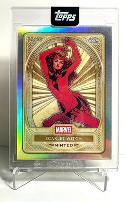 SDCC 2025 Topps Marvel Mint Ghost Scarlet Witch Minted ''Encased'' /50