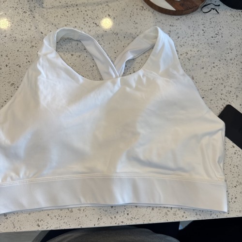 Neu mit Etikett Fabletics No Bounce High Impact Sport-BH weiß XXL/1X