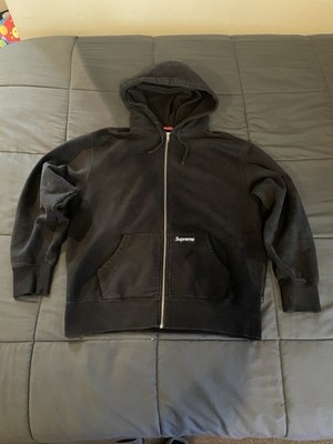Supreme Double Hood Face mask Zip Up Hooded Sweatshirt - Size Medium
