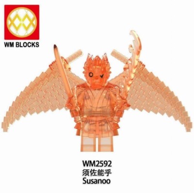 2 inch Custom Naruto Shippuden Itachi Susanoo Minifigure with Base New/Mint