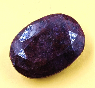 Natural Certified 489-500 Ct  Blood Red Africa Ruby Oval Cut Loose Gemstone 