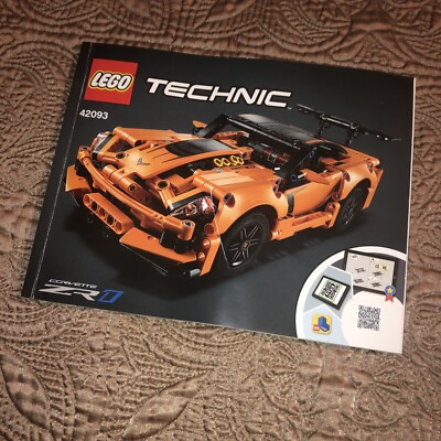 Lego Technic 42093 Chevrolet Corvette ZR1 Instruction Manual / Book Only