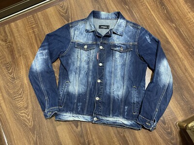 Dsquared2 Denim Faded Jacket Size 46 (S)