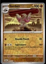 Pokemon Gurdurr 104/167 Twilight Masquerade Reverse Holo Common 5 Card Lot