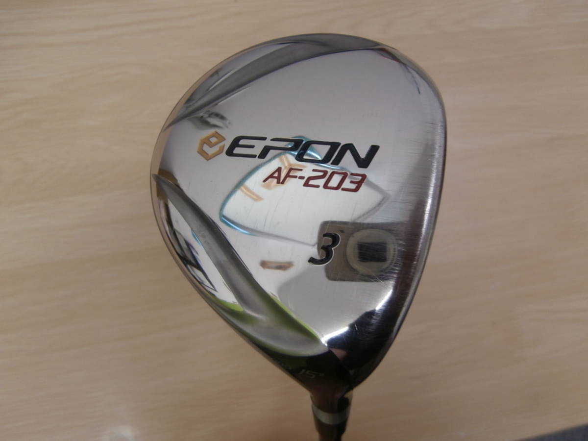 Golf Fairway Wood EPON AF-203 KUROKAGE XT70 (S) 3W JAPAN | eBay