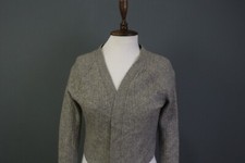 Gilet Cachemire Avec Franges Zadig & Voltaire Delixe - Taille M, Gris, Occasion Très Bon état