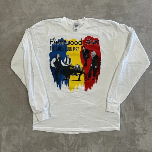 Fleetwood Mac The Dance Tour Concert T Shirt Lo 1990s vintage concert t-shirt, vintage, size XL, single stitch, B+ condition