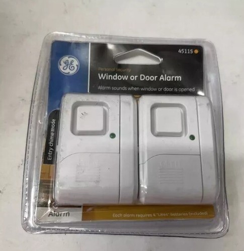 GE 45115 Personal Security Wireless Window or Door Alarm - Entry Chime Mode NIB