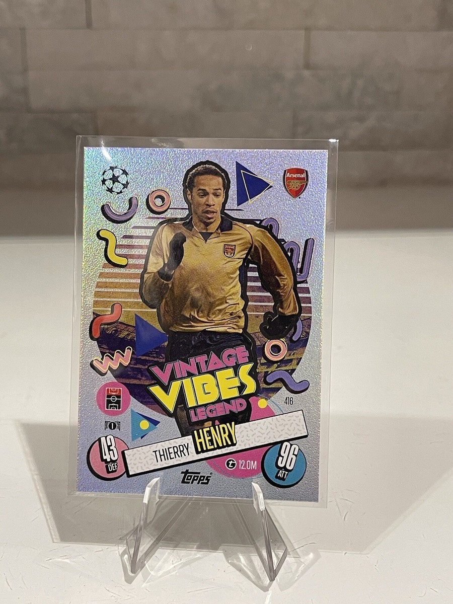 Match Attax 2024 2025 24/25 Thierry Henry Arsenal Vintage Vibes