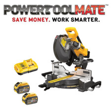 Dewalt DCS781X2 54v Flexvolt 305mm Slide Mitre Saw Cordless Kit 2x9ah Batteries