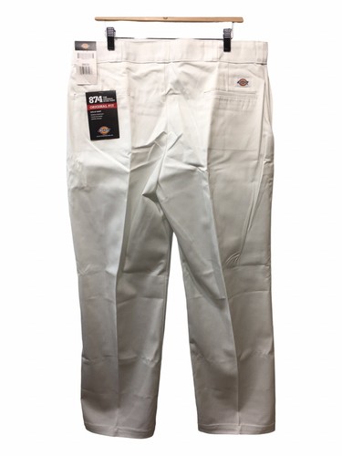 Dickies Mens Original 874® Work Long Pants White with Pockets Size 38x30 #1001 - Picture 2 of 7