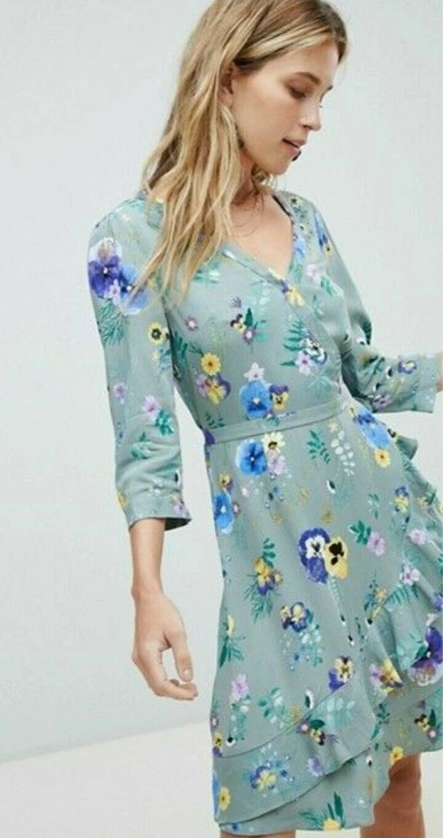 Oasis green floral dress 2025