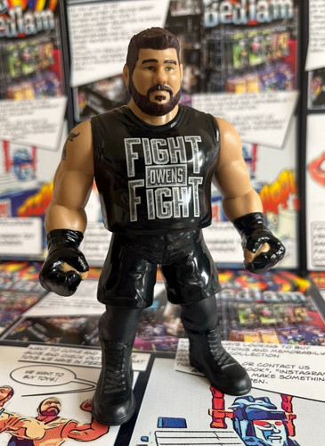 WWE/WWF Kevin Owens Mattel Retro Series 4  2018 Ha...