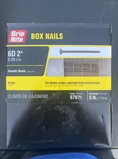 5 Lb Box GRIP-RITE 6D 2” Box Nails