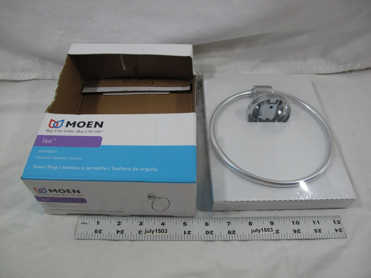 Moen iso online towel ring