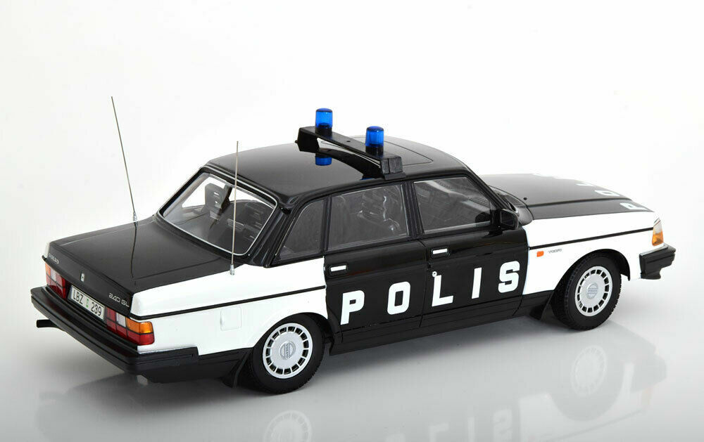 MINICHAMPS 1986 Volvo 240 GL Police Sweden 1:18 LE 330pcs MINICHAMPS 1986 Volvo 240 GL Police Sweden 1:18 LE 330pcs