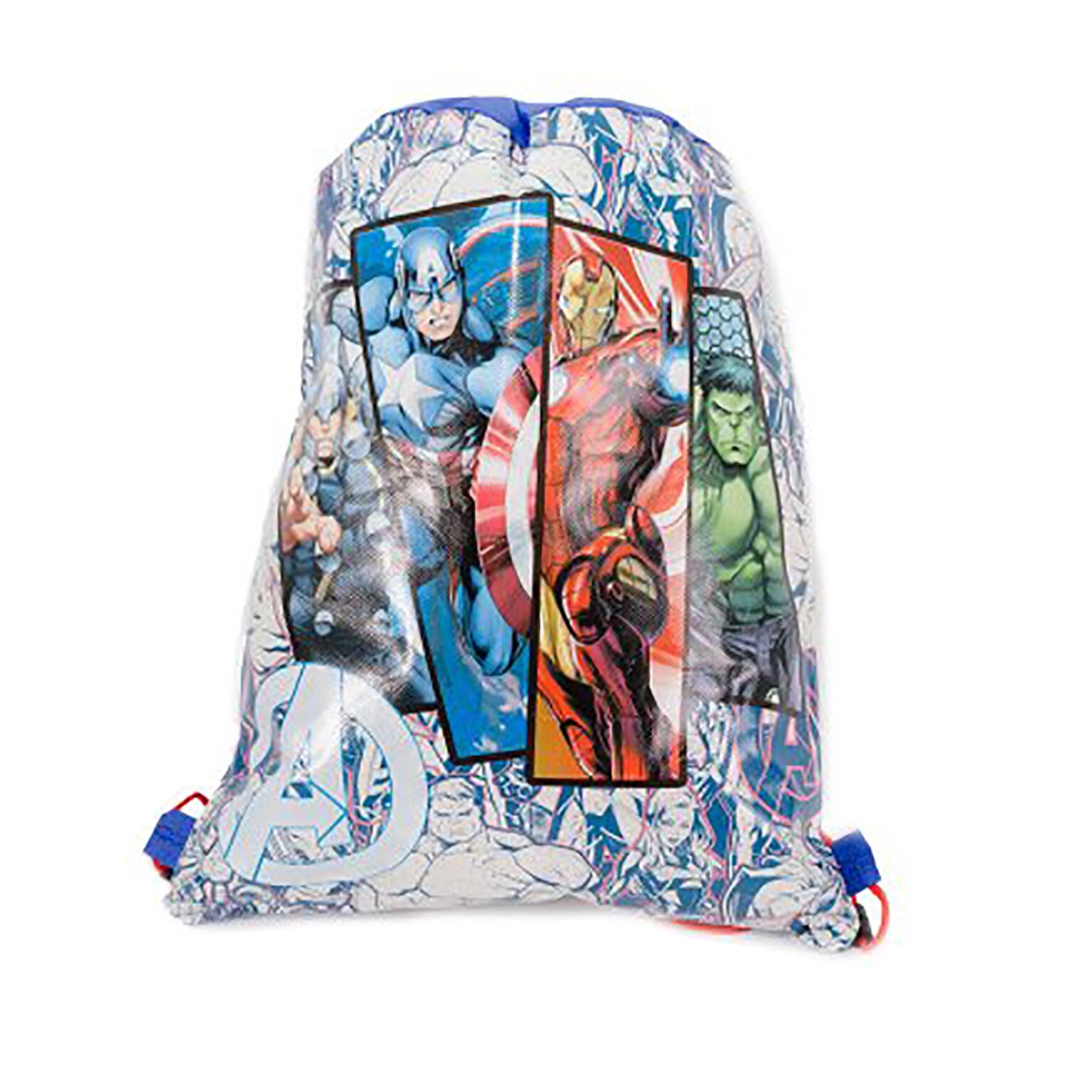 Marvel Avengers Children's Pull String School Gym Shoe Swim P.e. Bag - Image 2