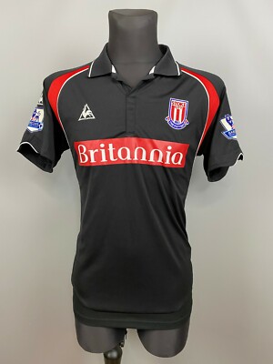 Stoke City 2009 2010 Home Football Shirt Soccer Jersey Le