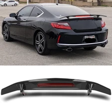 52'' Rear Trunk Spoiler Wing w/3RD LED Brake Light For 13-17 Honda Accord Coupe