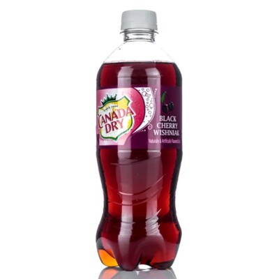 Canada Dry Black Cherry Wishniak Soda 20oz Exotic Pop 24 Bottles